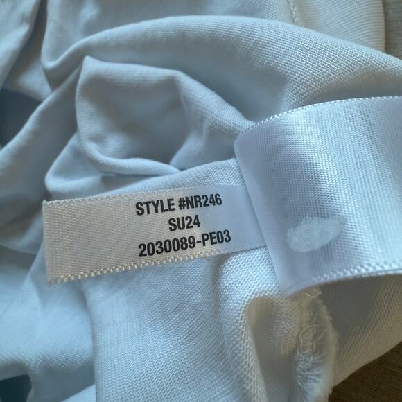 madewell structured muscle tee eyelet white nr246 women size x-small xs - Picture 8 of 9